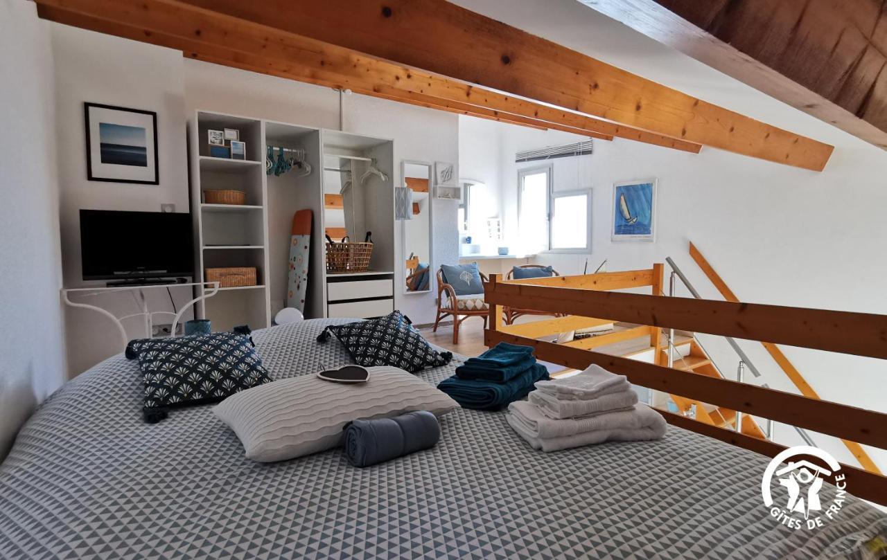 La Sirene - Loft Moderne Et Lumineux Avec Vue Panoramique Sur Mer Mediterranee Et Port De Plaisance Frontignan Exterior foto