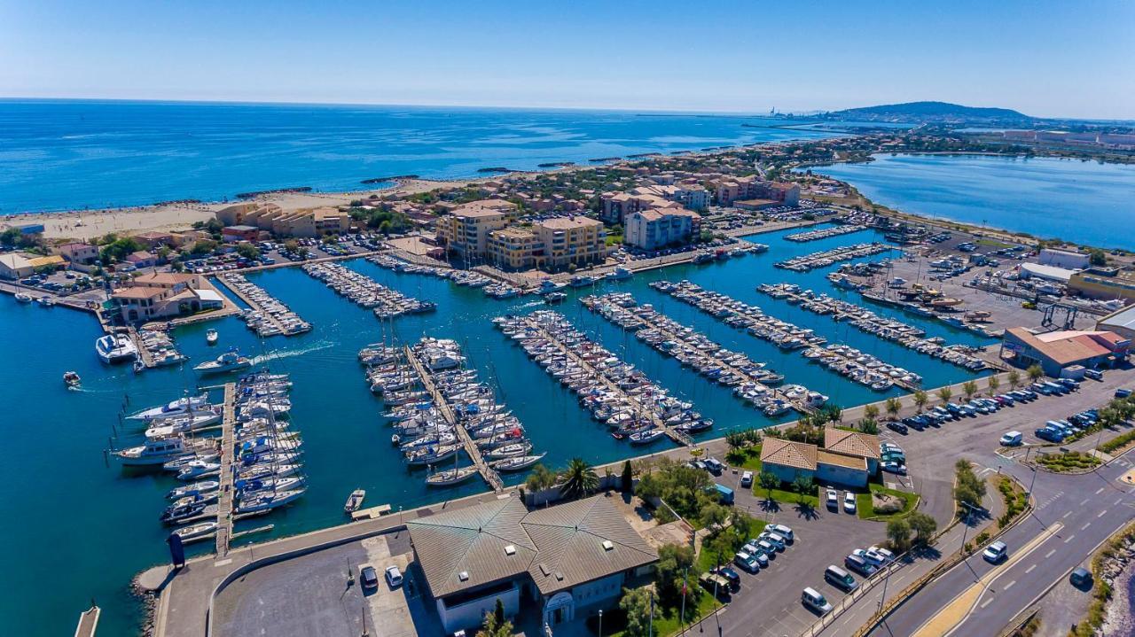 La Sirene - Loft Moderne Et Lumineux Avec Vue Panoramique Sur Mer Mediterranee Et Port De Plaisance Frontignan Exterior foto