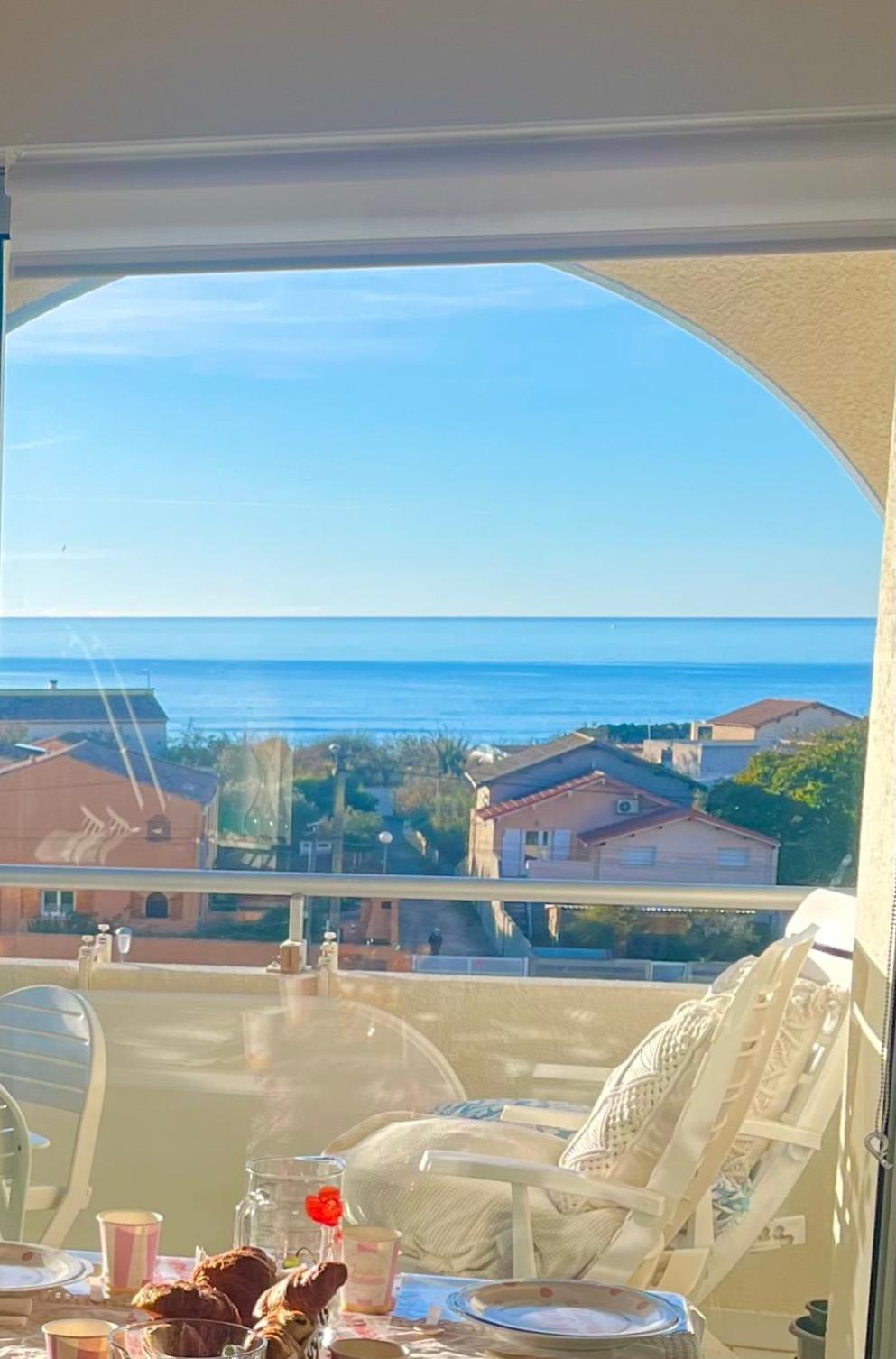La Sirene - Loft Moderne Et Lumineux Avec Vue Panoramique Sur Mer Mediterranee Et Port De Plaisance Frontignan Exterior foto